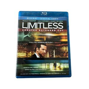 Limitless (Blu-ray Disc, 2011, 2-Disc Set, Unrated w/ Digital Copy) GREAT
